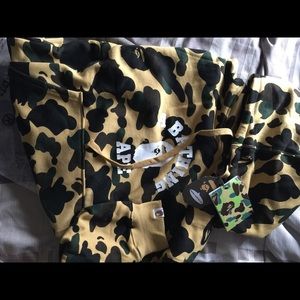 Bape hoodie with tags